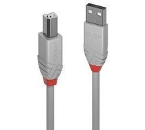 Lindy CABLE USB2 A-B 5M/ANTHRA GREY 36685 LINDY