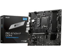 MSI Mātesplate MSI PRO B760M-P DDR4 ART#484153