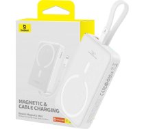 Baseus Powerbank Baseus Powerbank magnetyczny Baseus Magnetic Mini 10000mAh 20W MagSafe (biały) P10022109223-00