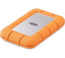 Lacie Dysk zewnętrzny SSD LaCie Rugged Mini 4TB Srebrno-pomarańczowy (S55256308)