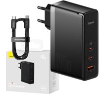 Baseus MOBILE CHARGER WALL 140W/1M BLACK CCGP100201 BASEUS