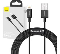 Baseus Lightning Superior Series cable, Fast Charging, Data 2.4A, 2m Black (CALYS-C01)