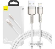 Baseus USB cable for Lightning Baseus Cafule, 2.4A, 1m (white) CALJK-A02