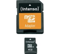 Intenso Karta Intenso MicroSDHC 4 GB Class 4  (3403450)