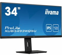 Iiyama Monitors Iiyama XUB3493WQSU-B5 Melns 75 Hz 34 ART#517624