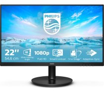 Philips V Line 221V8A/00 LED display 54.6 cm (21.5") 1920 x 1080 pixels Full HD Black