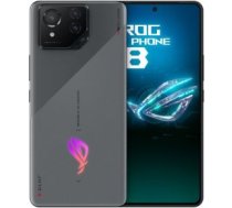 Asus | ROG Phone 8 | Rebel Grey | 6.78 " | AMOLED | 2400 x 1080 pixels | Qualcomm | Snapdragon 8 Gen 3 | Internal RAM 12 GB | 256 GB | Dual SIM | Nano-SIM | 4G | Main camera 50+32+13 MP | Secondary camera 32 MP | Android | 14 90AI00N2-M000P0