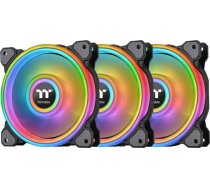 Thermaltake Wentylator Thermaltake Riing Quad 14 RGB  3-pack + Hub Czarne (CL-F089-PL14SW-A)