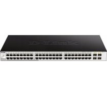 D-Link Switch D-Link D-Link DGS-1210-52/ME/E 48-Port 10/100/1000BASE-T + 4-Port 1 Gbps SFP Ports Metro Ethernet