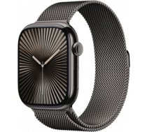 Apple Watch Series 10 GPS + Cellular 46 mm Slate Titanium Case with Slate Milanese Loop - S/M MC7R4ET/A