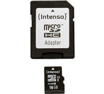 Intenso MEMORY MICRO SDHC 16GB UHS-I/W/ADAPTER 3423470 INTENSO