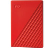 Western Digital External HDD||My Passport|2TB|USB 2.0|USB 3.0|USB 3.2|Colour Red|WDBYVG0020BRD-WESN