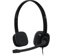 Logitech HEADSET STEREO H151/BLACK 981-000589 LOGITECH