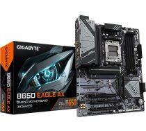Gigabyte B650 EAGLE AX Motherboard - Supports AMD Ryzen 7000 CPUs, 12+2+2 Phases Digital VRM, up to 7600MHz DDR5 (OC), 1xPCIe 5.0 + 2xPCIe 4.0 M.2, Wi-Fi 6E 802.11ax, GbE LAN, USB 3.2     Gen2