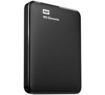 Western Digital External HDD|WESTERN DIGITAL|Elements Portable|4TB|USB 3.0|Colour Black|WDBU6Y0040BBK-WESN