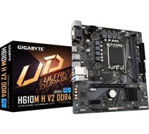 Gigabyte H610M H V2 DDR4 Motherboard - Supports Intel Core 14th CPUs, 6+1+1 Hybrid Digital VRM, up to 3200MHz DDR4 (OC), 1xPCIe 3.0 M.2, GbE LAN, USB 3.2 Gen 1
