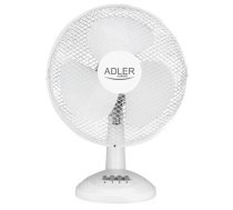 Adler | AD 7303 | Desk Fan | White | Diameter 30 cm | Number of speeds 3 | Oscillation | 80 W | No ART#6869