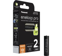 Panasonic Batteries Panasonic eneloop rechargeable battery Pro AAA 930 2BP BK-4HCDE/2BE