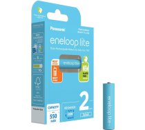 Panasonic Batteries Panasonic eneloop rechargeable battery Lite AAA 550 2BP BK-4LCCE/2BE