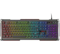 Natec GENESIS Rhod 400 RGB US Gaming keyboard USB Black NKG-0993