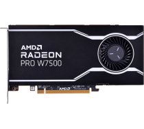 AMD Karta graficzna AMD Radeon Pro W7500 8GB GDDR6, 4x DisplayPort 2.1, 70W, PCI Gen4 x8 100-300000078