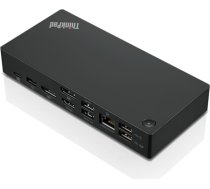 Lenovo | ThinkPad Universal USB-C Dock - EU | Docking station | Ethernet LAN (RJ-45) ports 1 | VGA (D-Sub) ports quantity 1 | DisplayPorts quantity 2 | USB 3.0 (3.1 Gen 1) Type-C ports     quantity 1 | USB 3.0 (3.1 Gen 1) ports quantity 3 | USB 2.0 ports 