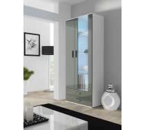 Cama Meble Cama display cabinet SOHO S6 2D2S white/grey gloss SOHOWITS6 BI/SZ