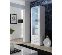 Cama Meble Cama display cabinet SOHO S1 white/white gloss SOHOWITS1 BI/BI