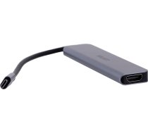 Unitek HUB USB-C H1118A; USB-A x3, USB-C, HDMI, SD, microSD