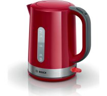 Bosch TWK6A514 electric kettle 1.7 L 2200 W Grey, Red