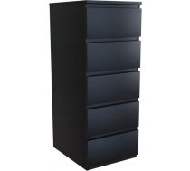 Top E Shop Topeshop W5 CZERŃ chest of drawers