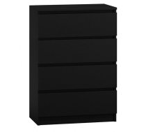 Top E Shop Topeshop M4 CZERŃ chest of drawers