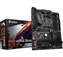 Gigabyte B550 AORUS ELITE V2 Motherboard - Supports AMD Ryzen 5000 Series AM4 CPUs, 12+2 Phases Digital Twin Power Design, up to 4733MHz DDR4 (OC), 2xPCIe 3.0 M.2, 2.5GbE LAN, USB 3.2     Gen1