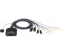 Aten 2-Port USB DisPlayPort Cable KVM Switch CS22DP-AT