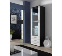 Cama Meble Cama display cabinet SOHO S1 black/white gloss SOHOWITS1 CZ/BI