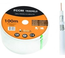 Libox Kabel koncentryczny PCC80 100m coaxial cable RG-6/U White