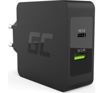 Green Cell CHAR10 mobile device charger Black Indoor