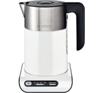 Bosch TWK8611P electric kettle 1.5 L 2400 W Anthracite, Stainless steel, White TWK 8611P