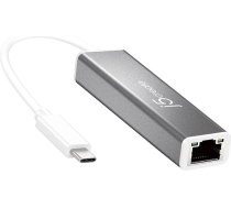 J5 Create j5create USB-C to Gigabit Ethernet Adapter; silver JCE133G-N