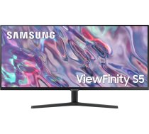 Samsung ViewFinity S5 S50GC computer monitor 86.4 cm (34") 3440 x 1440 pixels UltraWide Quad HD LED Black LS34C500GAUXEN