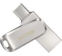 Sandisk Ultra Dual Drive Luxe USB flash drive 256 GB USB Type-A / USB Type-C 3.2 Gen 1 (3.1 Gen 1) Stainless steel SDDDC4-256G-G46