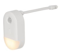 LED Nakts lampa ar krēslas un kustības sensoru 3xAAA 0,1W 5x13,7cm W + RGB 357-92