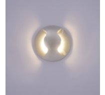 Āra sienas lampa Italux Basilio kolekcija sudraba krāsā 3W 3000K IP65 PL-741-2E