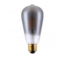 6W Italux LED dekoratīvā E27 spuldze Smoke 2200K 260lm 6,4x14,1cm dimmējama 757-ST64-3DM-SM