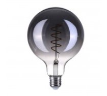 6W Italux LED dekoratīvā E27 spuldze Spiral Smoke 2200K 150lm 9,5x14,1cm dimmējama 454-G95-3DM-SR-SM