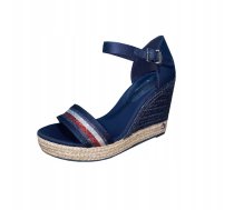 Calvin Klein Tommy Hilfiger Grosgrain High Wedge Sandal W FW0FW05254 (40)