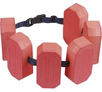 BECO regulējama peldēšanas josta, sarkans, 6 bloki, ķermeņa svaram 30-60 kg