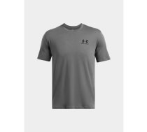 Under Armour Zem bruņas kreisās krūšu daļas logotipa T-krekls M 1326799-025 (5XL)