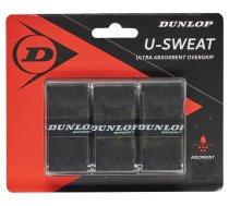 Tennis racket overgrip DUNLOP U-SWEAT black 3-pcs-blister