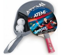 Atemi Sniper Galda tenisa raketes komplekts ar somu un bumbiņām